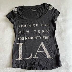 EXPRESS tshirt with embellishments